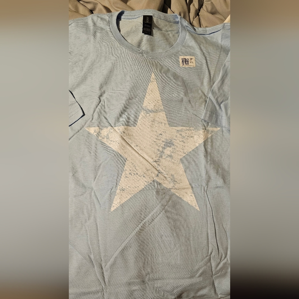 Men's Blue Star Graphic T-Shirt